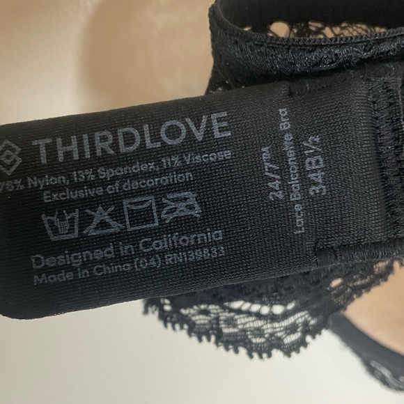 Thirdlove 24/7 Lace Balconette Bra 34B - Picture 6 of 6